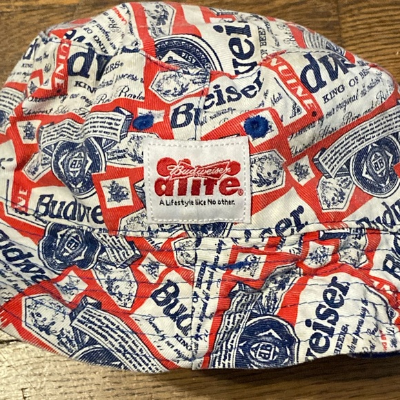 Alife x Budweiser beer reversible bucket hat - Picture 2 of 4